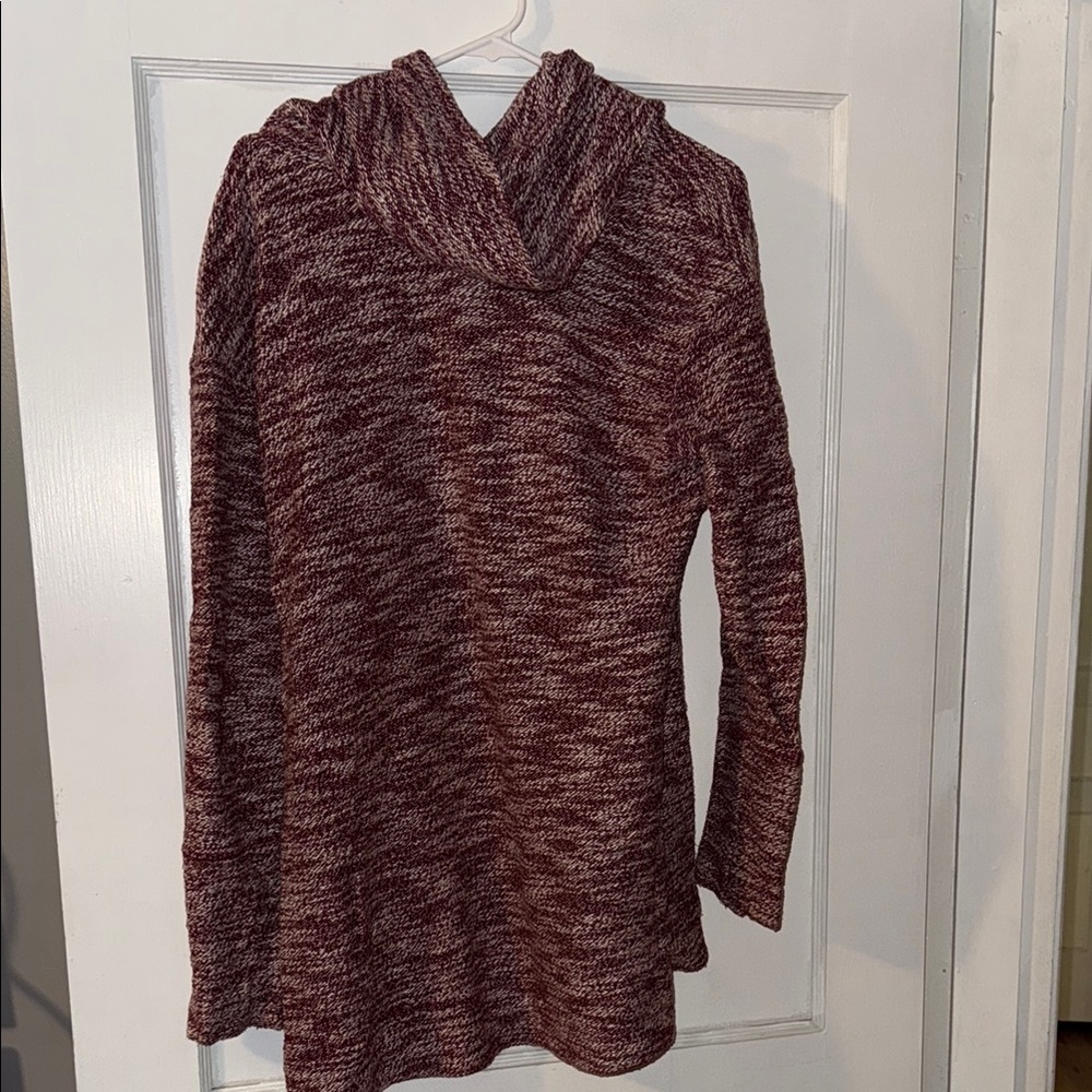 Cozy Maroon Knit Sweater